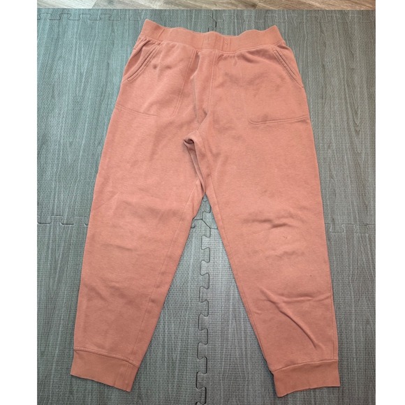 UGG Pants - UGG Ericka Relaxed Jogger Pants Dusty Rose Pink Cotton Fleece Lined Large